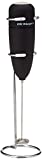 Orbegozo MN 3800 - Espumador de leche, carcasa de tacto suave, incluye soporte, funciona a pilas, apta para salsas, batidos o claras de huevo, Color Negro
