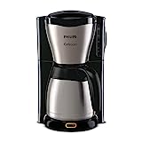 Philips Cafetera - Jarra Térmica 1.2L, hasta 15 Tazas, Acero Inox, Plateado/Negro (HD7546/20)