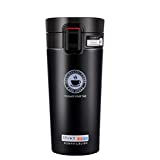 SLOSH Vaso Termico Café Termo Taza Termica Viaje para Llevar Sin Bpa(Negro)