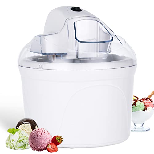 Máquina de Helado Suave, 1.5L Heladera, Máquina de Hacer Helados, Hace Helado Alrededor de 12 Bolas en Menos de 30 Minutos, incluidas Bolas y Recetas