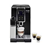 De'Longhi Dinamica Plus ECAM 370.70.B Máquina de Café Automática con Sistema de Leche LatteCrema, Cappuccino y Espresso, Pantalla Táctil en Color TFT de 3,5' y Control Mediante App, Color Negro