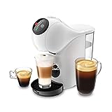 Krups Nescafé Dolce Gusto Genio S KP2401, cafetera de cápsulas para bebidas frías y calientes, presión de la bomba 15 bar, Depósito de agua de 0.8 L, modo Eco, Thermoblock, apagado automático, blanco