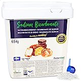Nortembio Bicarbonato de Sodio Alimenticio 6,5 Kg. Bicarbonato de Sodio Ecológico para Cocina y Repostería. Bicarbonato Sódico Sin Aluminio para Lavar Frutas y Verduras. E-Book con Recetas Incluido.